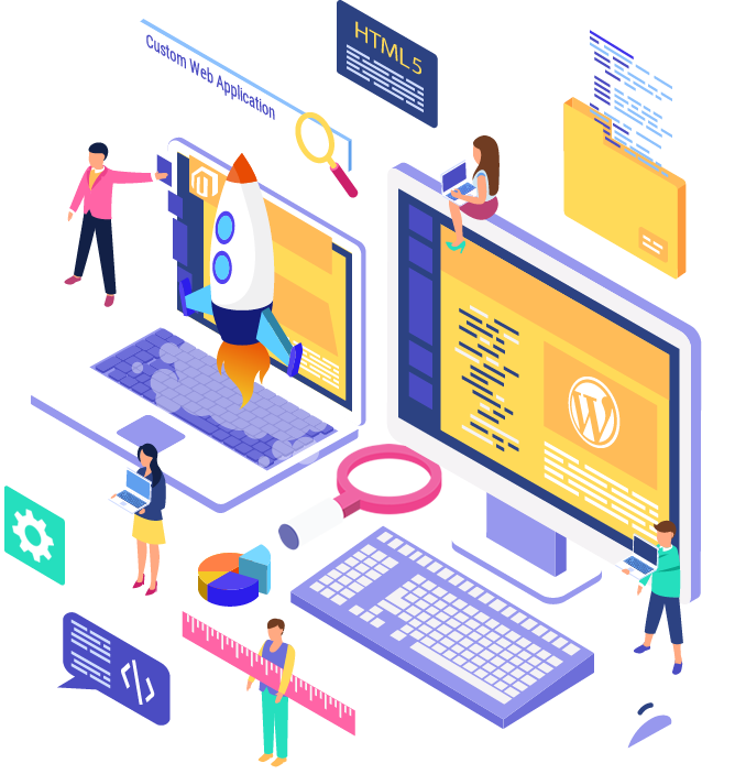 website designing services abhibulksms